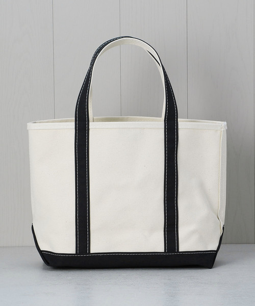 L.L.Bean（エルエルビーン）の「＜L.L.Bean＞TOTE BAG M/バッグ.（トートバッグ・メンズ・ホワイト/ブラック・FREE）」の5枚目の写真
