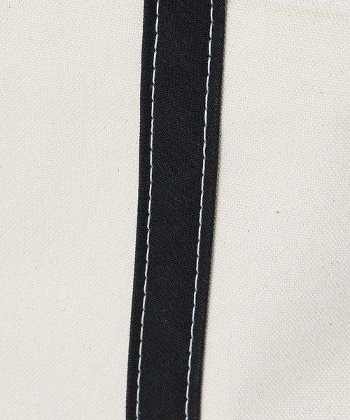 L.L.Bean（エルエルビーン）の「＜L.L.Bean＞TOTE BAG M/バッグ.（トートバッグ・メンズ・ホワイト/ブラック・FREE）」の8枚目の写真