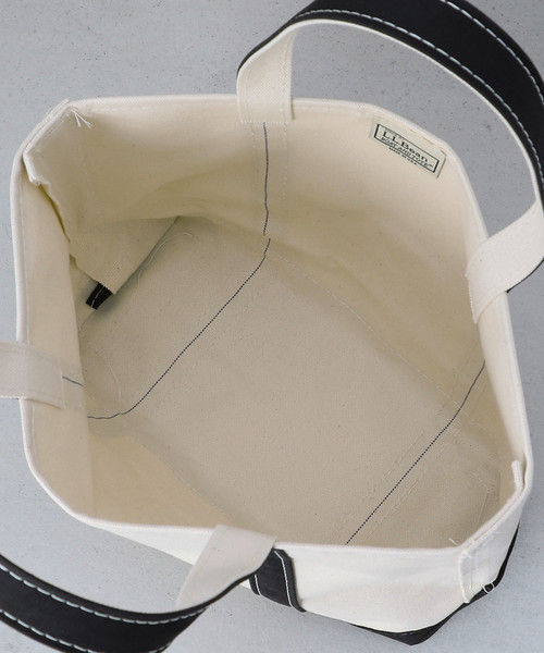 L.L.Bean（エルエルビーン）の「＜L.L.Bean＞TOTE BAG M/バッグ.（トートバッグ・メンズ・ホワイト/ブラック・FREE）」の9枚目の写真