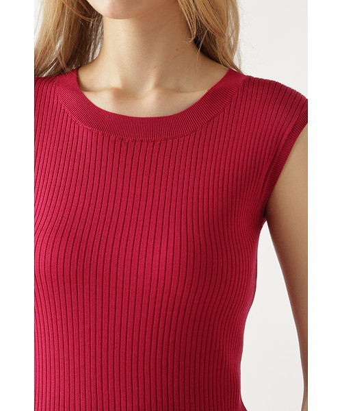 JILL STUART（ジルスチュアート）の「ニカ ワイドリブニット（ニット/セーター・レディース・パープル/グリーン・MEDIUM）」の11枚目の写真