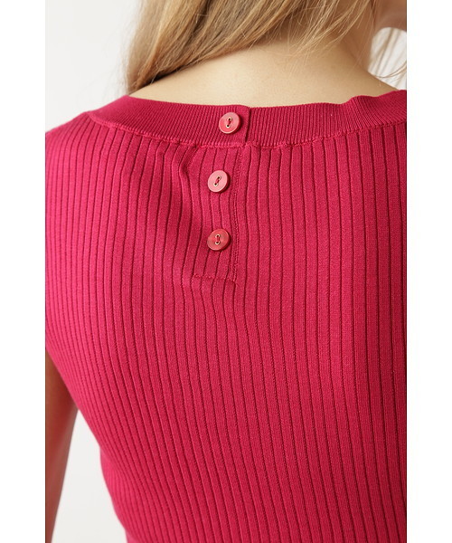 JILL STUART（ジルスチュアート）の「ニカ ワイドリブニット（ニット/セーター・レディース・パープル/グリーン・MEDIUM）」の9枚目の写真