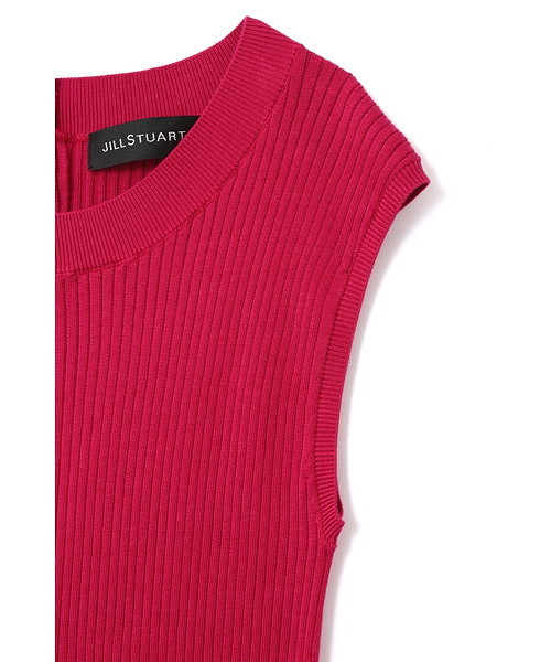 JILL STUART（ジルスチュアート）の「ニカ ワイドリブニット（ニット/セーター・レディース・パープル/グリーン・MEDIUM）」の7枚目の写真