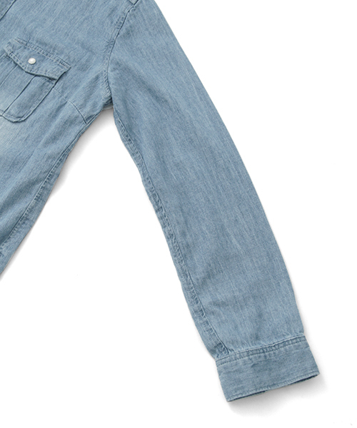 URBAN RESEARCH（アーバンリサーチ）の「UR デニムシャツ（シャツ/ブラウス・レディース・インディゴブルー・ONE）」の20枚目の写真