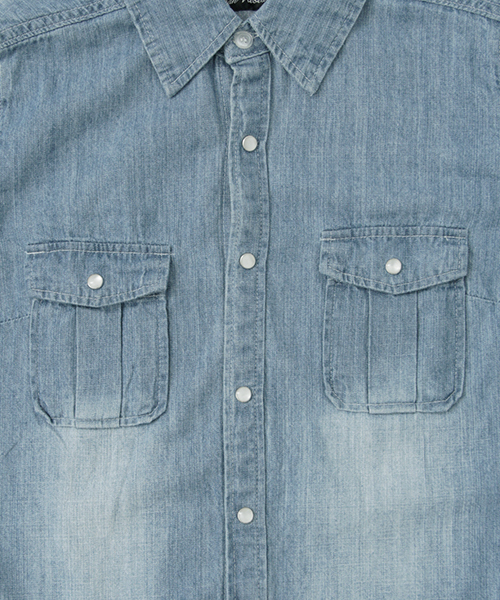 URBAN RESEARCH（アーバンリサーチ）の「UR デニムシャツ（シャツ/ブラウス・レディース・インディゴブルー・ONE）」の12枚目の写真