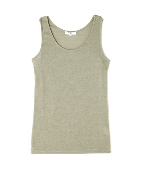 NATURAL BEAUTY BASIC（ナチュラルビューティーベーシック）の「ラメフライス タンクトップ（タンクトップ・レディース・カーキ/ゴールド/シルバー・MEDIUM）」の10枚目の写真