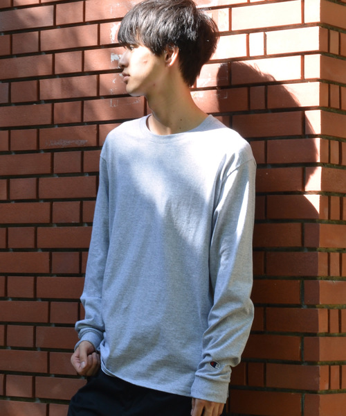 セール Champion チャンピオン コットン ロングスリーブ Tシャツ Tシャツ カットソー Champion チャンピオン のファッション通販 Zozotown