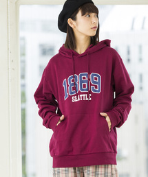 WEGO/カレッジロゴプリントパーカー