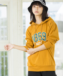 WEGO/カレッジロゴプリントパーカー