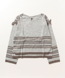 FUZZBOXX（ファズボックス）の「ボーダー＆フリンジニット（ニット/セーター）」