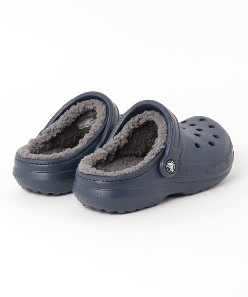 青い空 セール】crocs クロックス classic lined clog 203591-459 navy