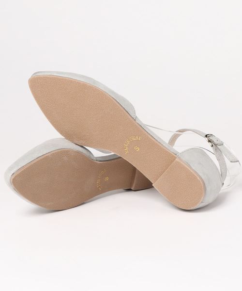 KOBE LETTUCE（コウベレタス）の「アンクルストラップサイドカットフラットポインテッドトゥパンプス（パンプス・レディース・ベージュ/グレー/サックスブルー/ライム/レッド/ブラック/ラベンダー/ブルー系その他・L/LL/M/S）」の10枚目の写真