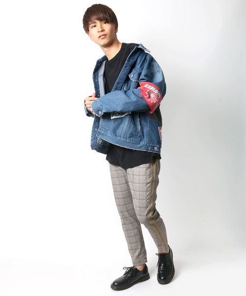 Lazar（ラザル）の「サイドラインアンクルテーパードパンツ/イージーパンツ（その他パンツ・メンズ・ブラック/グレー系その他/ベージュ系その他・M/L）」の10枚目の写真