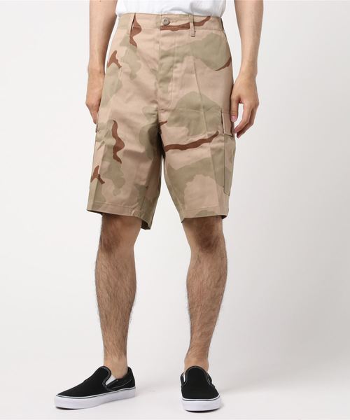 ROTHCO（ロスコ）の「【ROTHCO】（UN）B.D.U コンバットショーツ（カーゴパンツ・メンズ・ブラック/デザートカモ/カーキ/グリーン系カモフラージュ/ライトブラウン/オリーブドラブ/ウッドランド/ネイビー/タイガーカモ・MEDIUM/SMALL/LARGE）」の6枚目の写真