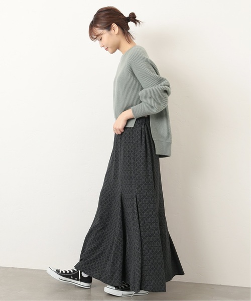 journal standard L'essage（ジャーナルスタンダードレサージュ）の「オーナメントプリントスカート◆（スカート・レディース・ベージュ/カーキ・FREE）」の10枚目の写真