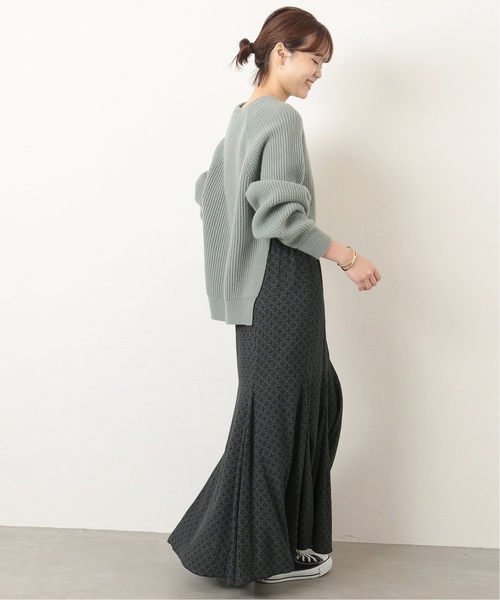 journal standard L'essage（ジャーナルスタンダードレサージュ）の「オーナメントプリントスカート◆（スカート・レディース・ベージュ/カーキ・FREE）」の11枚目の写真