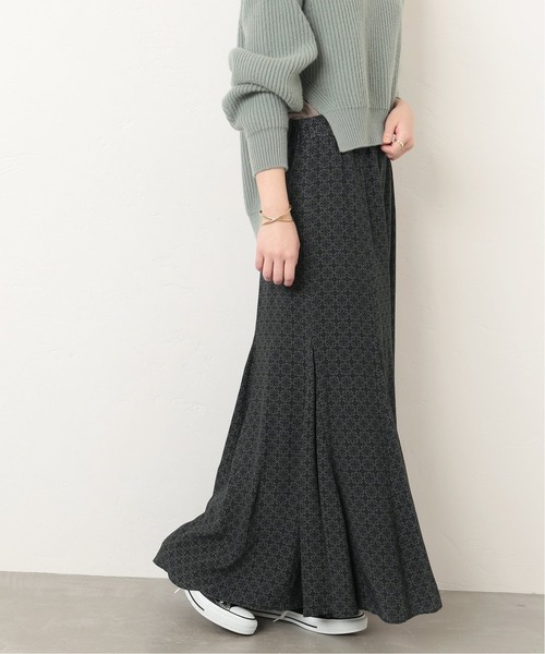 journal standard L'essage（ジャーナルスタンダードレサージュ）の「オーナメントプリントスカート◆（スカート・レディース・ベージュ/カーキ・FREE）」の14枚目の写真