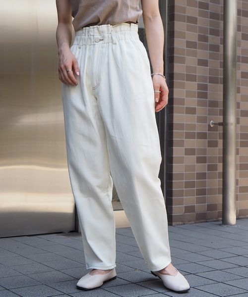 ウエスト総ゴムパンツ デニムパンツ Tiptop ティップトップ のファッション パンツ デニムパンツ Zozo限定アイテム