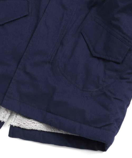 MAKE YOUR DAY（メイクユアデイ）の「裏ボアモッズコート（モッズコート・キッズ・ベージュ/ネイビー・90/100/110/120/80/130/140）」の7枚目の写真