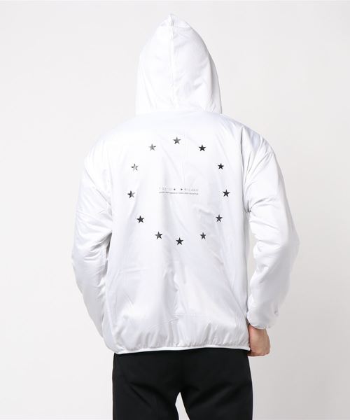 SY32 by SWEET YEARS(エスワイサーティトゥバイスィートイヤーズ)の「【73】【SY32 by SWEET YEARS】POLARTEC REVERSIBLE HOODIE(パーカー・メンズ・ブラック/グレー・LARGE/SMALL/MEDIUM/X-LARGE)」の6枚目の写真