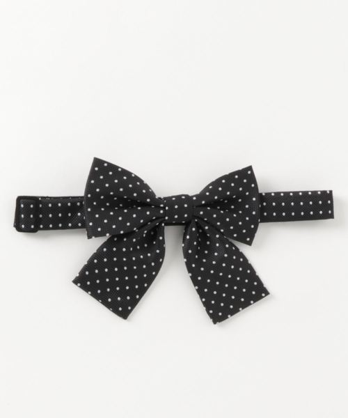 GENERATOR（ジェネレーター）の「GENERATOR　ガールズリボンタイ（ネクタイ・キッズ・ブラック/グレー/ドット・F）」の5枚目の写真