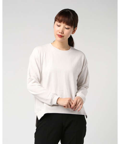 OUTDOOR PRODUCTS APPAREL（アウトドアプロダクツアパレル）の「バックエンボスロゴスウェット スリット入り（スウェット・レディース・ピンク系その他/イエロー/ブルー/アイボリー・MEDIUM/LARGE）」の2枚目の写真