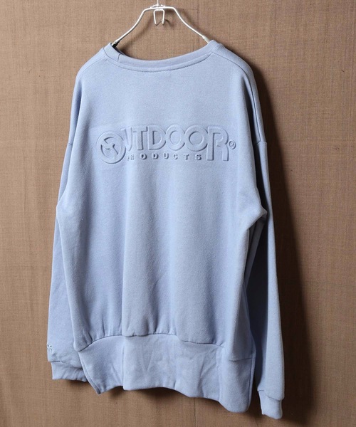 OUTDOOR PRODUCTS APPAREL（アウトドアプロダクツアパレル）の「バックエンボスロゴスウェット スリット入り（スウェット・レディース・ピンク系その他/イエロー/ブルー/アイボリー・MEDIUM/LARGE）」の15枚目の写真