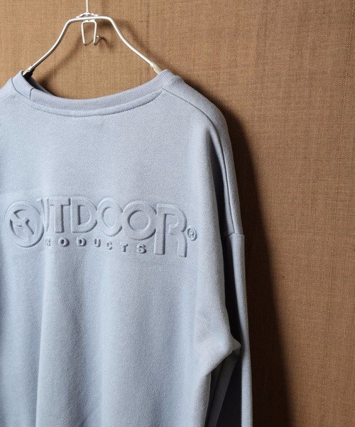 OUTDOOR PRODUCTS APPAREL（アウトドアプロダクツアパレル）の「バックエンボスロゴスウェット スリット入り（スウェット・レディース・ピンク系その他/イエロー/ブルー/アイボリー・MEDIUM/LARGE）」の16枚目の写真