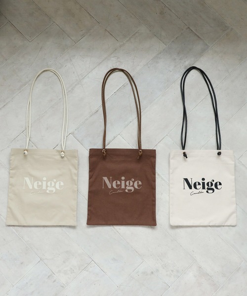 one after another NICE CLAUP（ワンアフターアナザーナイスクラップ）の「合皮紐ロゴトート（トートバッグ・レディース・アイボリー/グレー/ブラウン・FREE）」の14枚目の写真