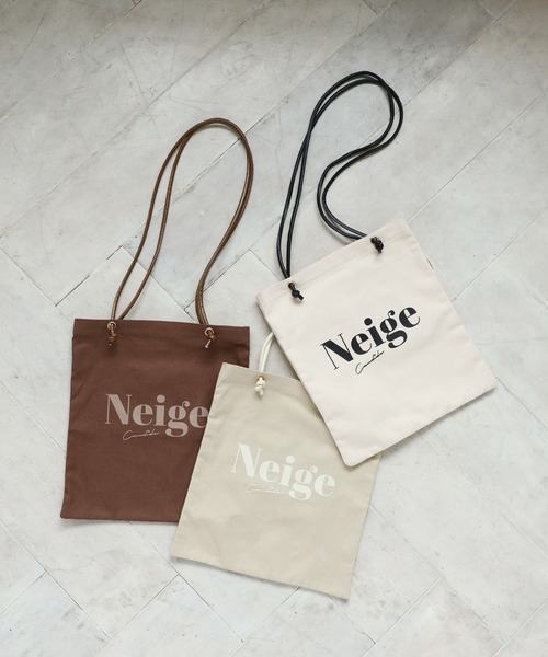 one after another NICE CLAUP（ワンアフターアナザーナイスクラップ）の「合皮紐ロゴトート（トートバッグ・レディース・アイボリー/グレー/ブラウン・FREE）」の15枚目の写真