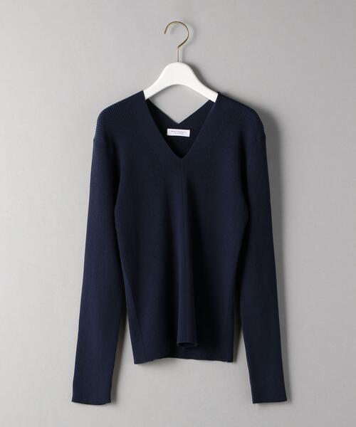 ビューティアンドユース ユナイテッドアローズ BEAUTY＆YOUTH UNITED ARROWS BY 14ゲージ リブVネックニットプルオーバー BEAUTY&YOUTH UNITED ARROWS（ビューティーアンドユース