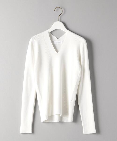 ビューティアンドユース ユナイテッドアローズ BEAUTY＆YOUTH UNITED ARROWS BY 14ゲージ リブVネックニットプルオーバー BEAUTY&YOUTH UNITED ARROWS（ビューティーアンドユース