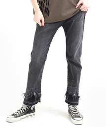 R3712 ヘムリメイクルーズスキニー