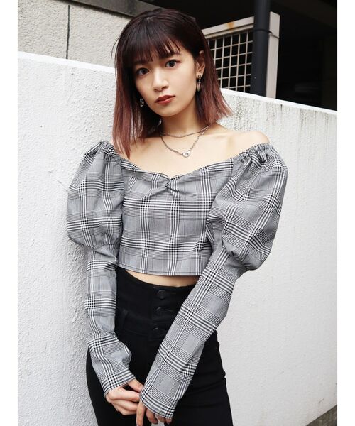 EMODA(エモダ)の「2WAYタイトップ(Tシャツ/カットソー・レディース・ブラック/その他/その他1・FREE)」の9枚目の写真