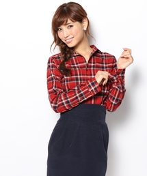 CROON A SONG | ビエラチェックブラウス(シャツ/ブラウス)