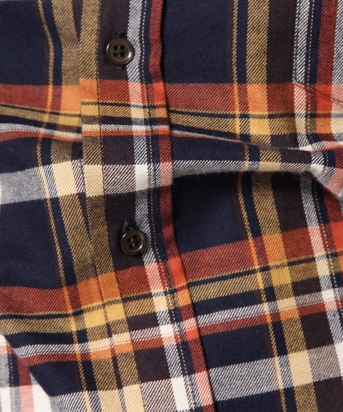 CROON A SONG（クルーンアソング）の「ビエラチェックブラウス（シャツ/ブラウス・レディース・ホワイト/ネイビー/レッド・38）」の11枚目の写真