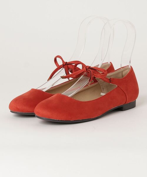 LibertyDoll(リバティードール)の「Liberty Doll / ゴムフィットレースフラットパンプス(5539)(バレエシューズ・レディース・ブラック/ブラウン/グレー/ベージュ/レオパード/ネイビー/ラベンダー/レッド/モスグリーン/マスタード/オレンジ/ピンク・S/M/L/LL/3L/SS)」の17枚目の写真