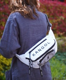 【KANGOL/カンゴール】メッシュポケット BIGロゴ ボディバッグ