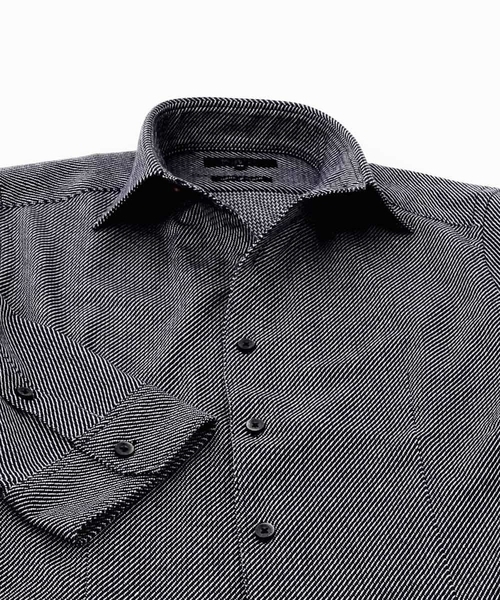 MICHEL KLEIN HOMME (ミッシェルクランオム)の「七分シャツ(エトワールラッセル)(シャツ/ブラウス・メンズ・ネイビー/ライトパープル/ホワイト・46/48/51/52/44)」の7枚目の写真