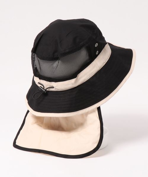 ROPE' PICNIC（ロペピクニック）の「マルチサンシェードアドベンチャーハット（ハット・レディース・ブラック/ブラウン/キナリ・FREE）」の4枚目の写真