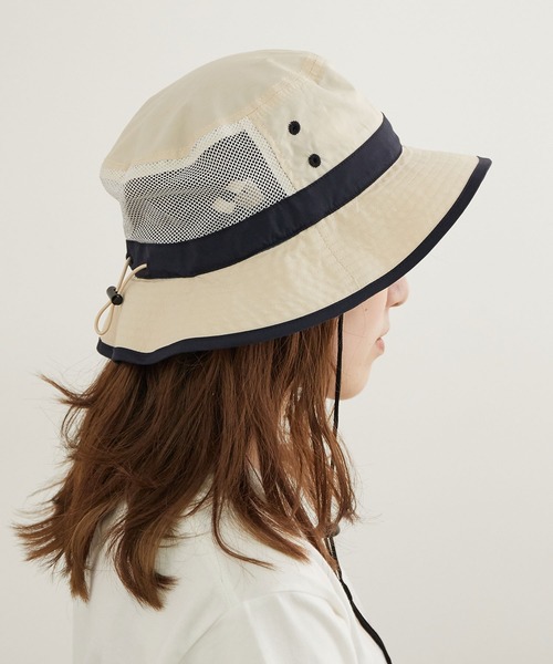 ROPE' PICNIC（ロペピクニック）の「マルチサンシェードアドベンチャーハット（ハット・レディース・ブラック/ブラウン/キナリ・FREE）」の2枚目の写真