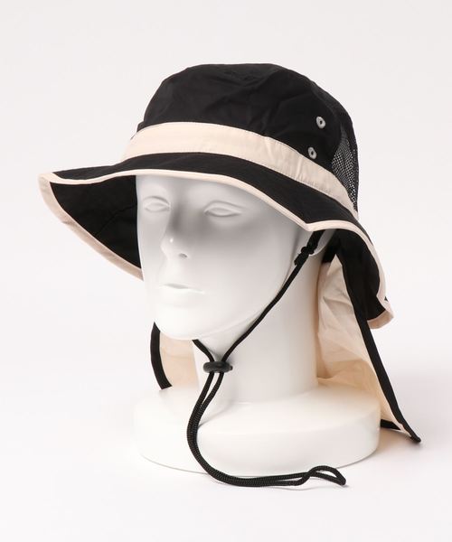 ROPE' PICNIC（ロペピクニック）の「マルチサンシェードアドベンチャーハット（ハット・レディース・ブラック/ブラウン/キナリ・FREE）」の5枚目の写真