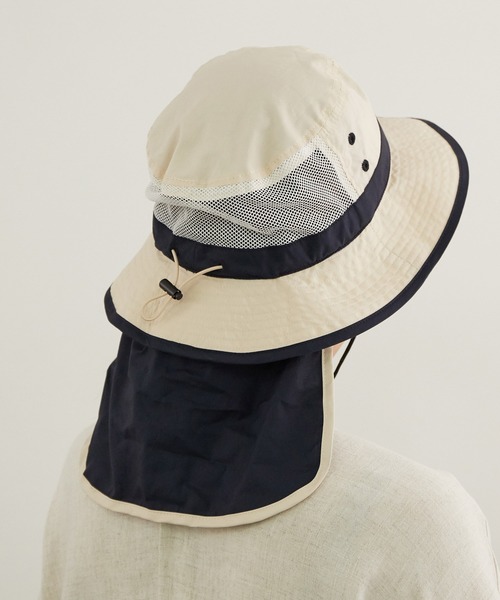 ROPE' PICNIC（ロペピクニック）の「マルチサンシェードアドベンチャーハット（ハット・レディース・ブラック/ブラウン/キナリ・FREE）」の11枚目の写真