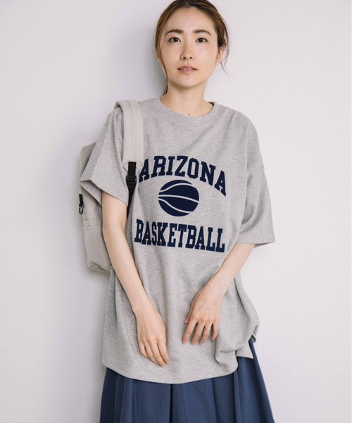 miniyu(ミニュウ)の「【WEB限定】ARIZONA ロゴスウェット(スウェット・レディース・ネイビー/グレー/ブルー/グリーン・FREE)」の3枚目の写真