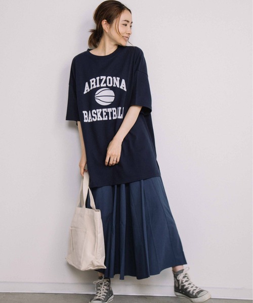 miniyu(ミニュウ)の「【WEB限定】ARIZONA ロゴスウェット(スウェット・レディース・ネイビー/グレー/ブルー/グリーン・FREE)」の8枚目の写真