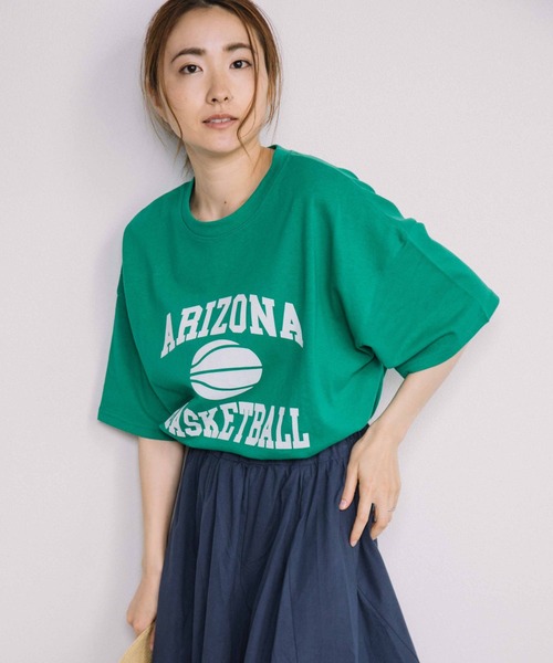 miniyu(ミニュウ)の「【WEB限定】ARIZONA ロゴスウェット(スウェット・レディース・ネイビー/グレー/ブルー/グリーン・FREE)」の13枚目の写真