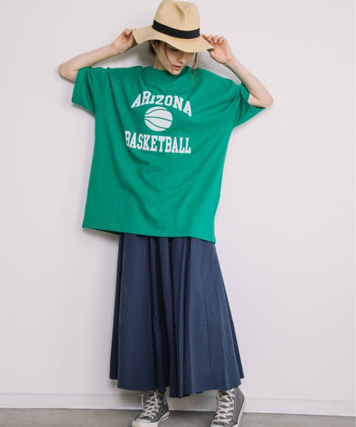 miniyu(ミニュウ)の「【WEB限定】ARIZONA ロゴスウェット(スウェット・レディース・ネイビー/グレー/ブルー/グリーン・FREE)」の7枚目の写真