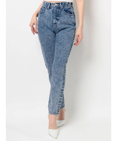 GYDA(ジェイダ)の「ケミカルペグトップデニムパンツ(デニムパンツ・レディース・ブラック/ライトブルー・X-SMALL/SMALL/MEDIUM)」の18枚目の写真