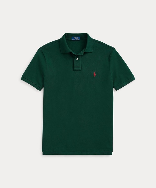 POLO RALPH LAUREN（ポロ ラルフ ローレン）の「カスタム スリム フィット メッシュ ポロシャツ（ポロシャツ・メンズ・グリーン・LARGE/MEDIUM/SMALL/X-LARGE/XX-LARGE/X-SMALL）」の7枚目の写真