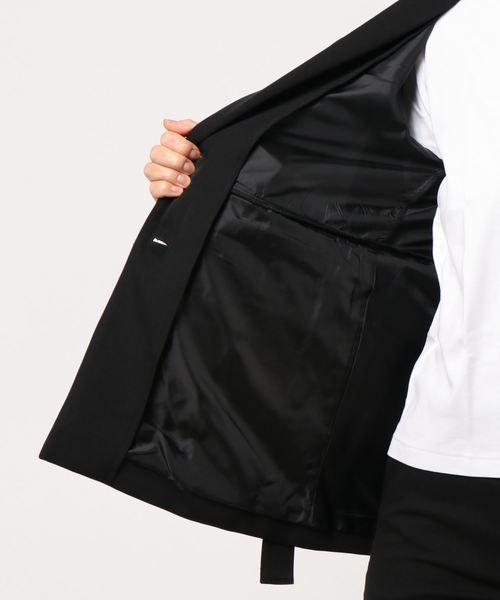 Ameri（アメリ）の「SHEER DOLMAN JACKET（テーラードジャケット・レディース・ブラック/ライトイエロー/グリーン・FREE）」の14枚目の写真