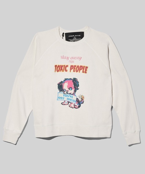A'GEM/9 × .kom 『muah muah/ムーアムーア』 STITCH LOGO CROP